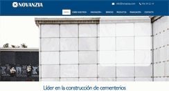 Desktop Screenshot of novanzia.com