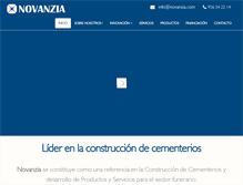 Tablet Screenshot of novanzia.com